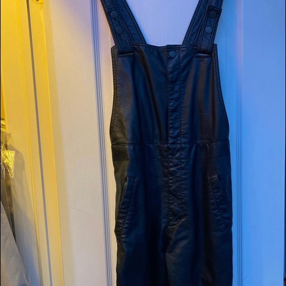 Free people leather moto overalls. Price negotiable. All in CAD - Picture 2 of 5